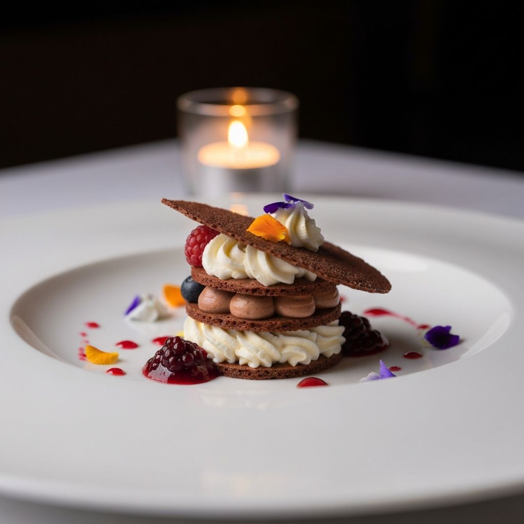 Tatlı sunum sanatı